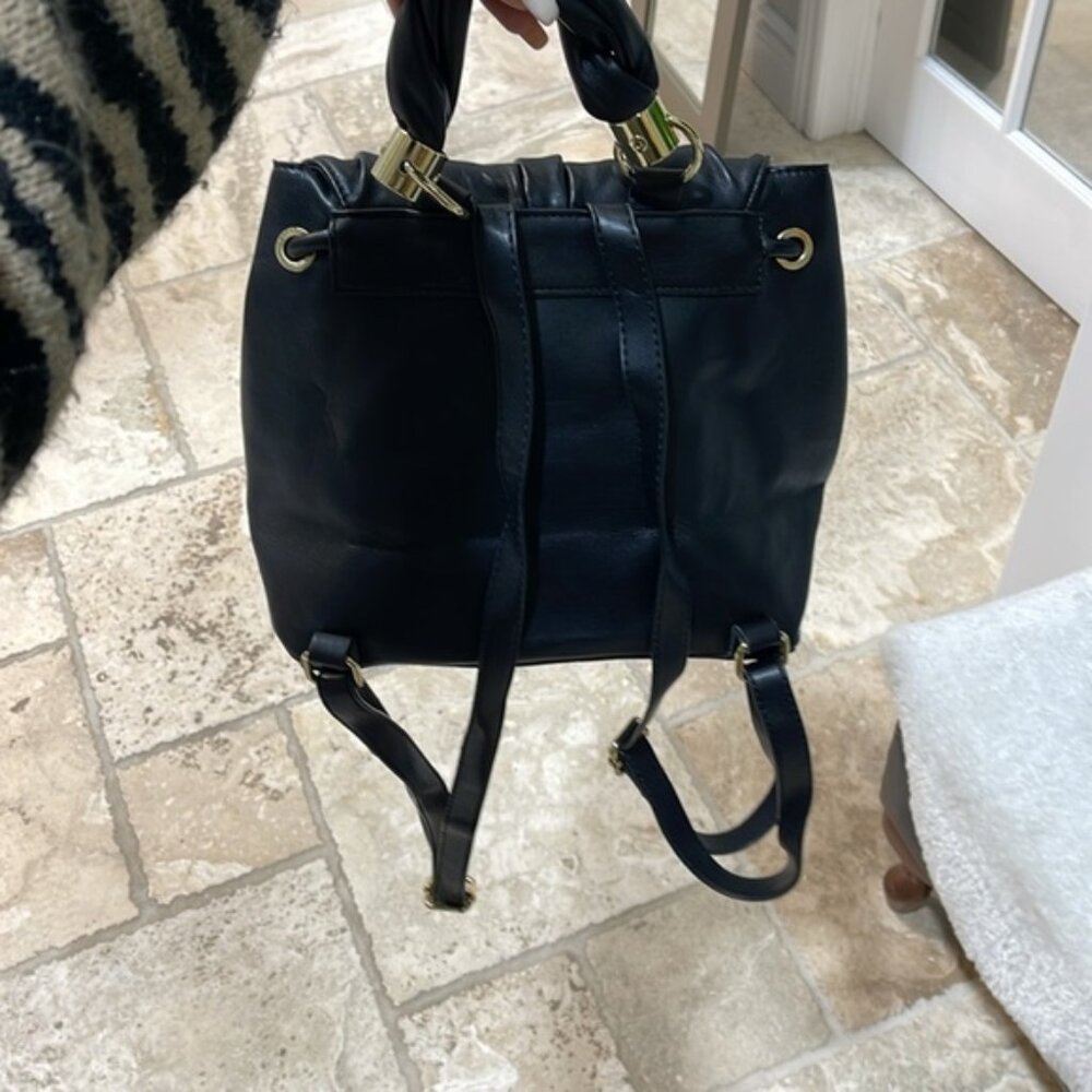 Topshop Ruched Flap Backpack - Picture 7 of 10